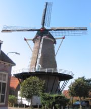 Dutch windmill in Wageningen